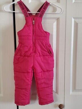 STEVE MADDEN 18MONTHS. SNOW SUIT. WINTER SNOW. PINK. LITTLE GIRLS.  Puff